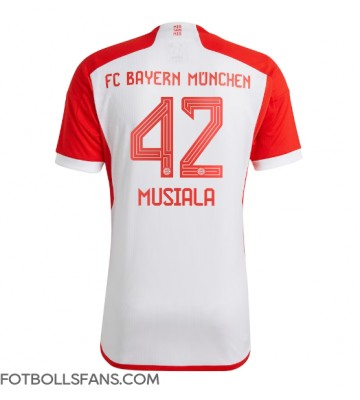 Bayern Munich Jamal Musiala #42 Replika Hemmatröja 2023-24 Kortärmad